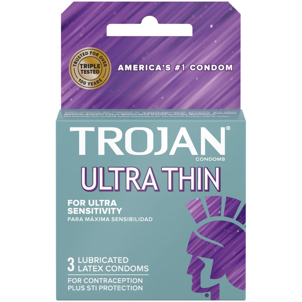 Trojan Ultra Thin 3 Count Condoms