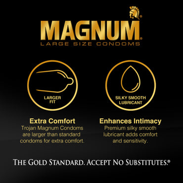 Trojan Magnum Bareskin 3 Count Condoms