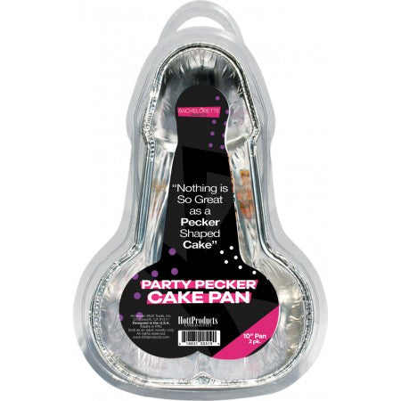 Bachelorette Party Pecker Cake Pan Medium - 2 Pack