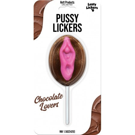 Lusty Lickers Pussy Pop - Chocolate