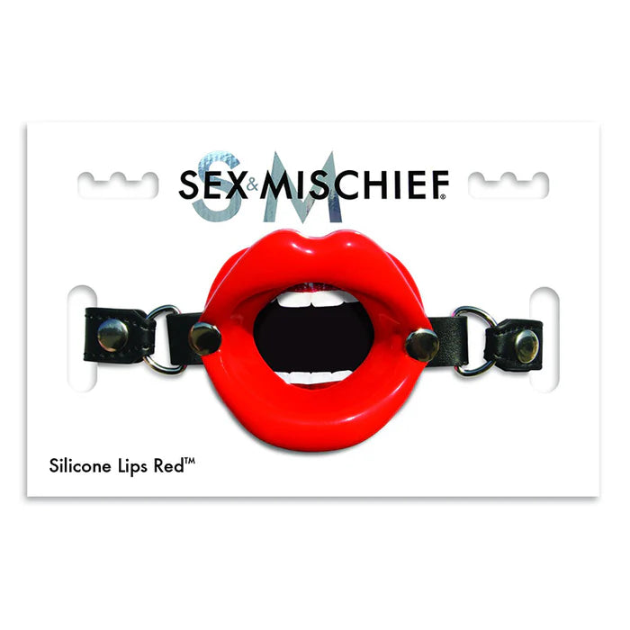 S&M Red Silicone Lips Gag