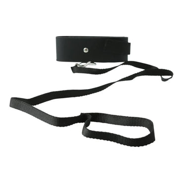 S & M Black Collar & Leash