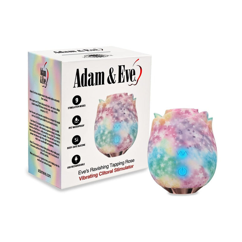 Adam & Eve Ravishing Rose Tapping Clitoral Stimulator