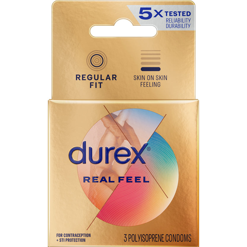Durex Real Feel Non-Latex 3 Count Condoms