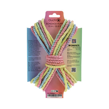 Ouch! Bondage Rope 10m Nylon - Pastel