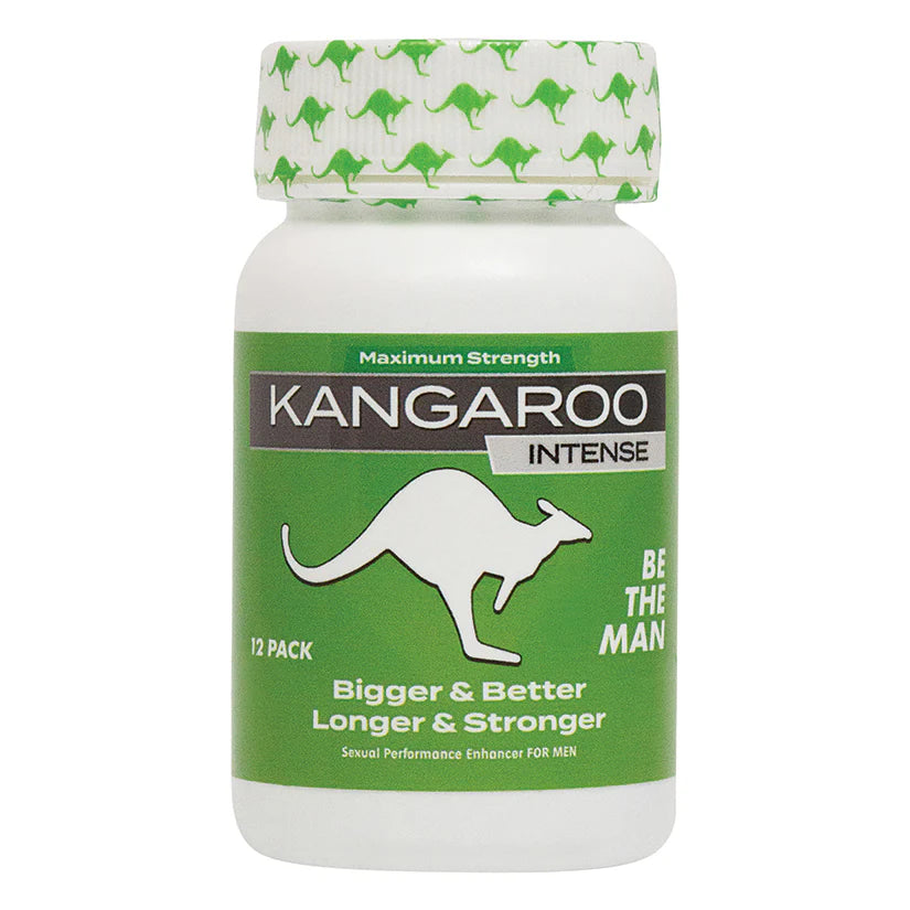 Kangaroo XL Intense Be The Man Sexual Enhancement 12 Pills Bottle