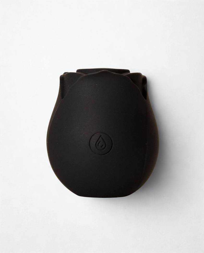 Rose Sucking Vibrator - Black