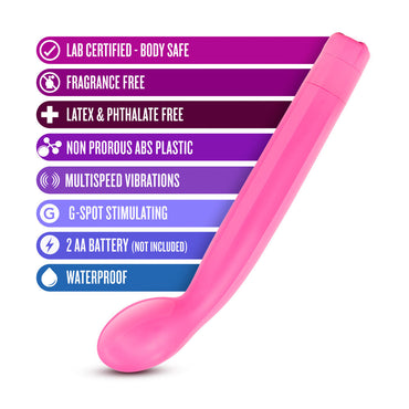 Sexy Things By Blush® | G Slim G-Spot Pink 8.5-Inch Vibrator