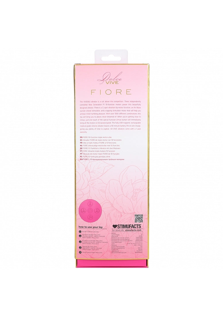 Vive Fiore Suction G-Spot Vibrator