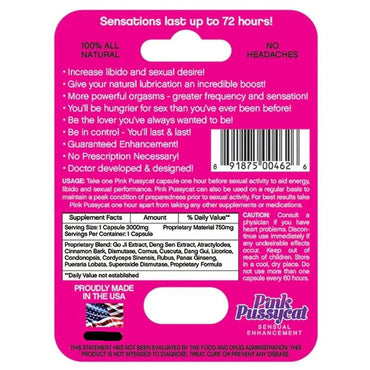 Pink Pussycat Sensual Enhancement - 1 Count