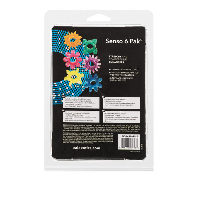 Senso® 6 Pak™ Cock Rings