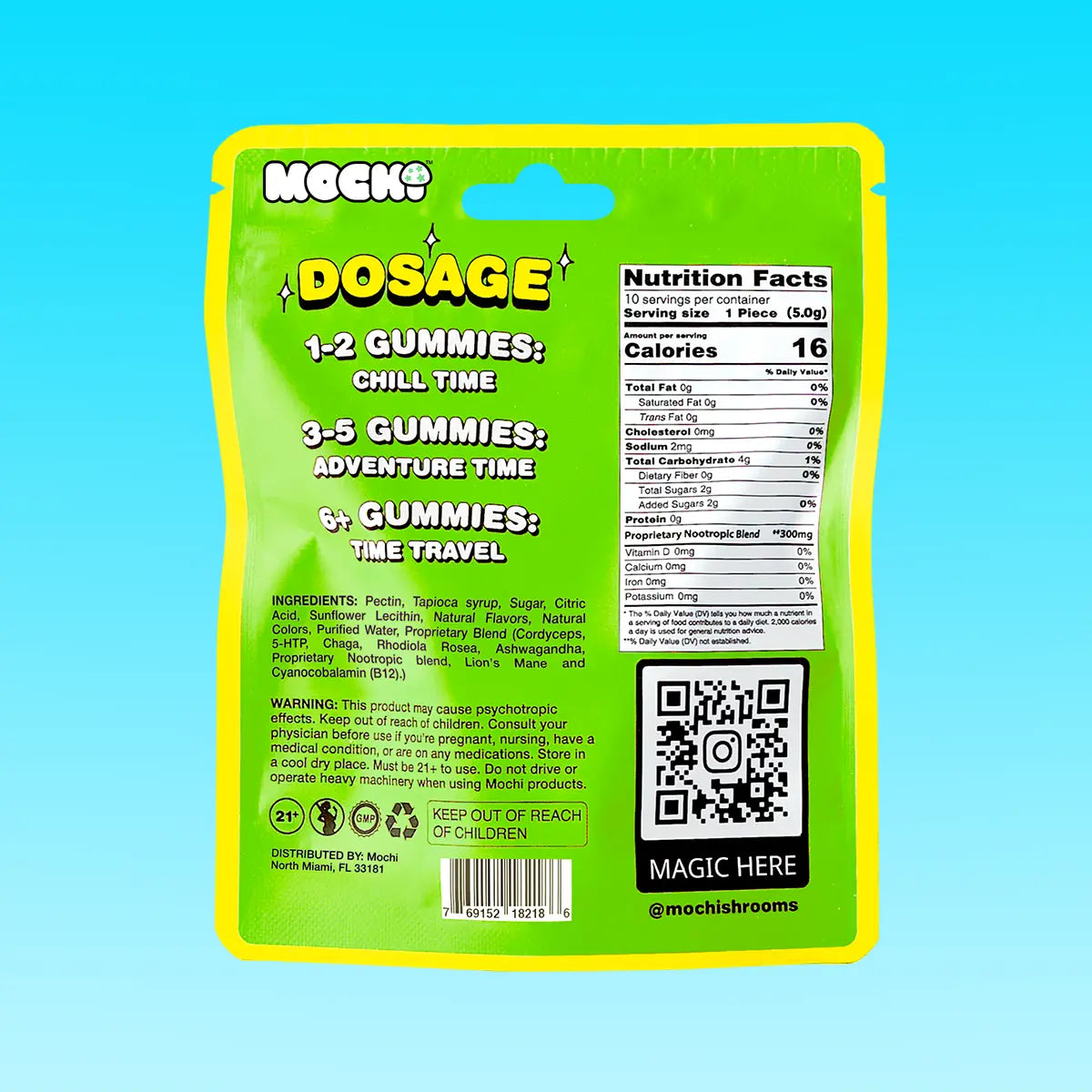 Mochi Magic Mushroom Gummies - 10 pack