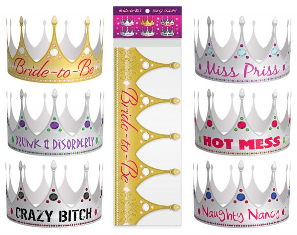 Bride-To-Be Party Crowns