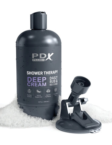 PDX Plus Deep Cream Shower Therapy Stroker