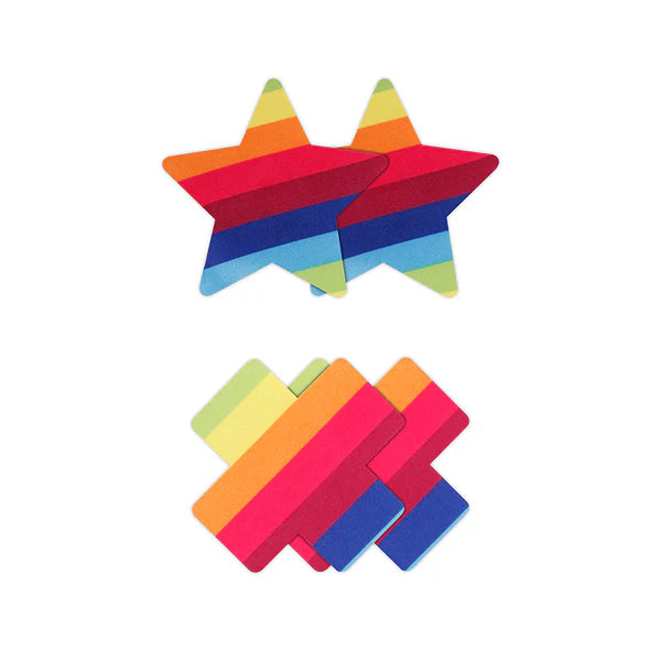 Pride Cross + Stars Pasties