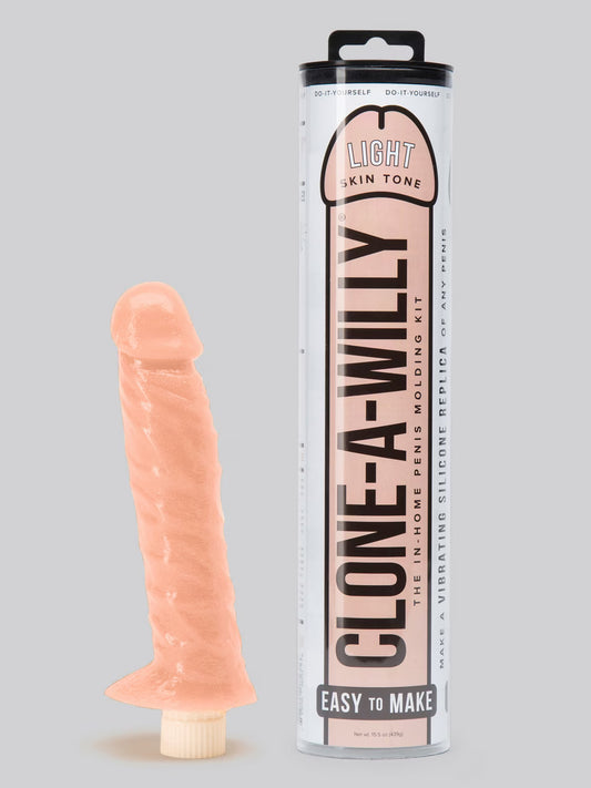 Clone-A-Willy Vibrating Dildo Kit - Light Skin Tone