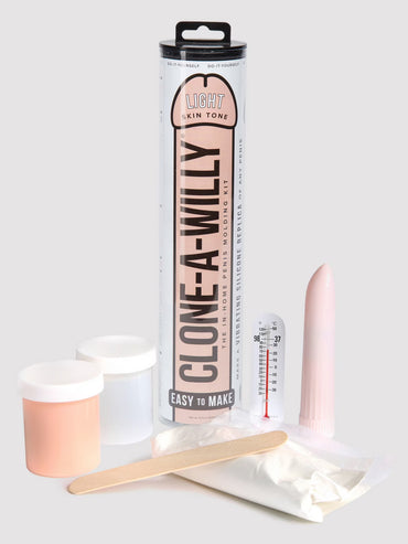 Clone-A-Willy Vibrating Dildo Kit - Light Skin Tone