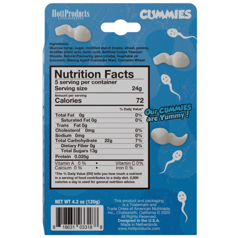 Cummies - Sperm Shaped Gummies