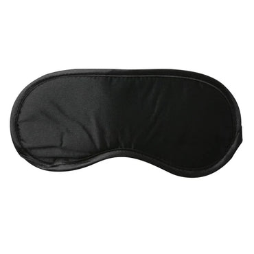 S & M Black Satin Blindfold