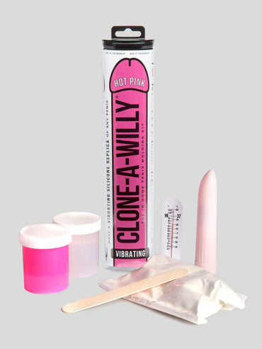 Clone-A-Willy Vibrating Dildo Kit - Hot Pink