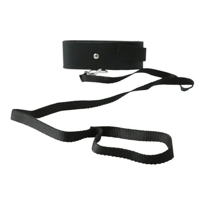 S & M Black Collar & Leash