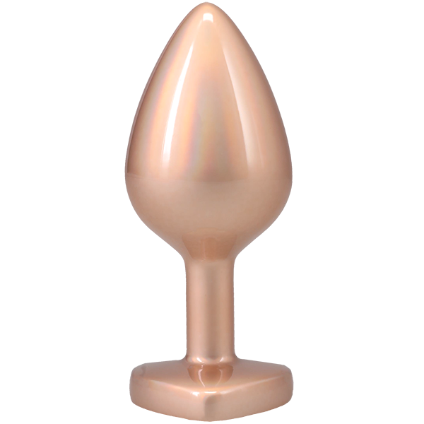 Booty Bling - Heart Jeweled Metal Plug