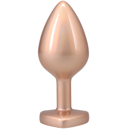 Booty Bling - Heart Jeweled Metal Plug