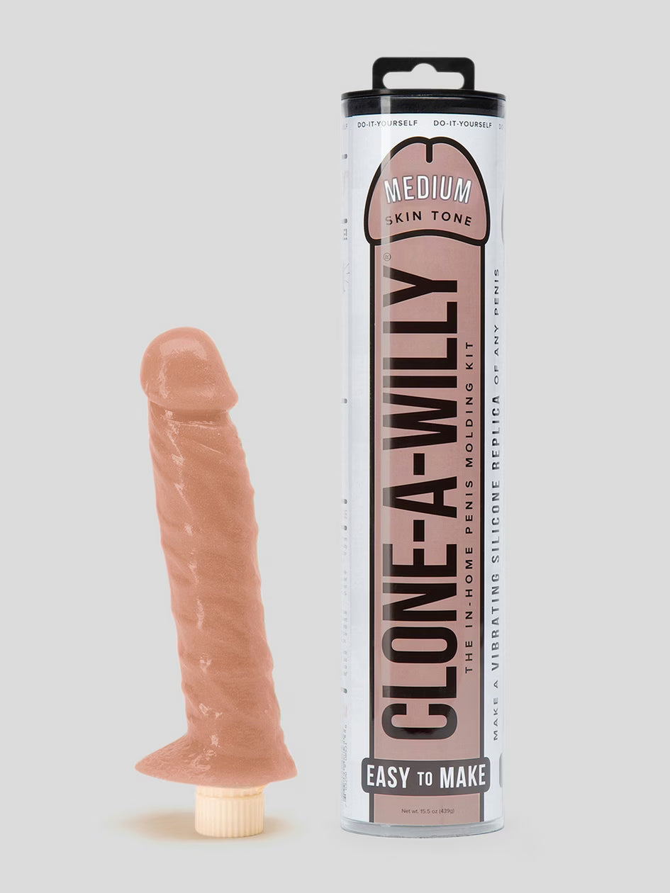 Clone-A-Willy Vibrating Dildo Kit - Medium Skin Tone