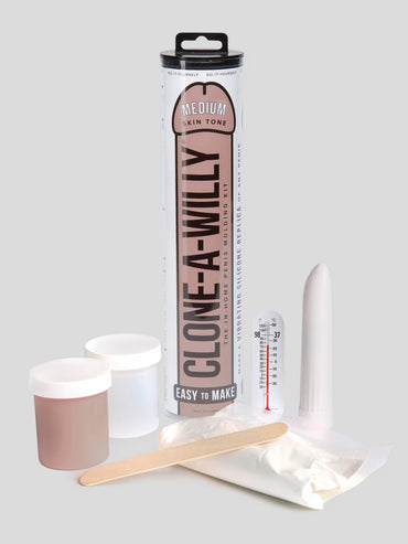 Clone-A-Willy Vibrating Dildo Kit - Medium Skin Tone