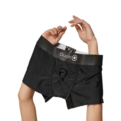 Ouch! Vibrating Strap-On Brief