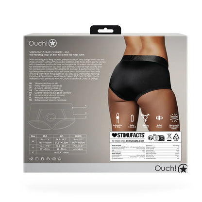 Ouch! Vibrating Strap-On Brief