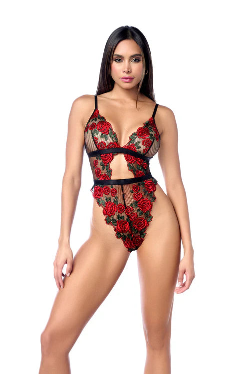 Red Rose Teddy