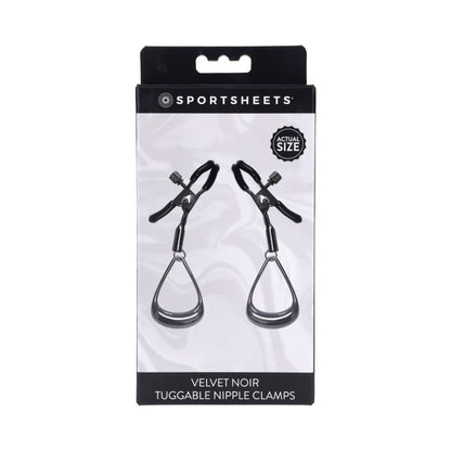 Velvet Noir Tuggable Nipple Clamps