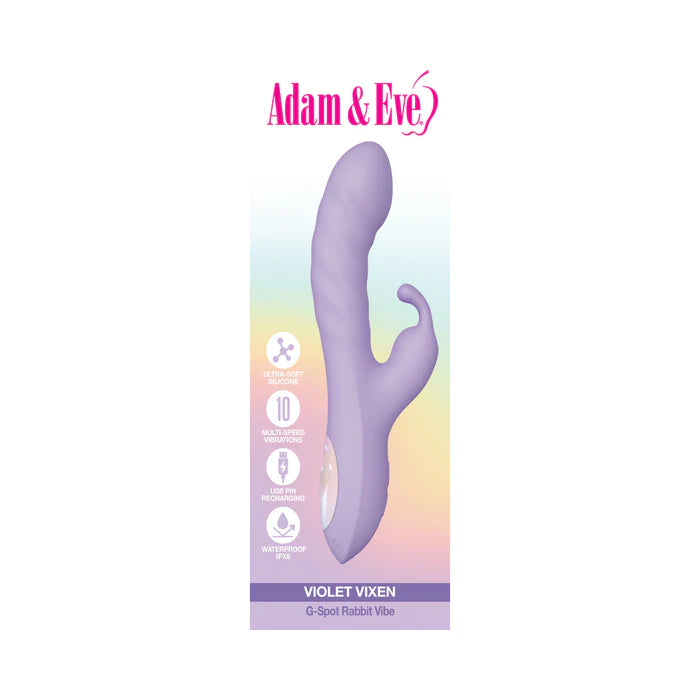 Adam & Eve Violet Vixen G-Spot Rabbit Vibe
