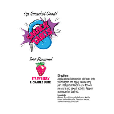 SMACK Tarts Lickable Lube - Sour Strawberry