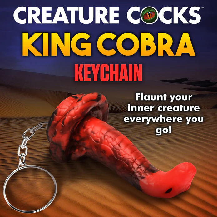 Creature Cocks - King Cobra Keychain