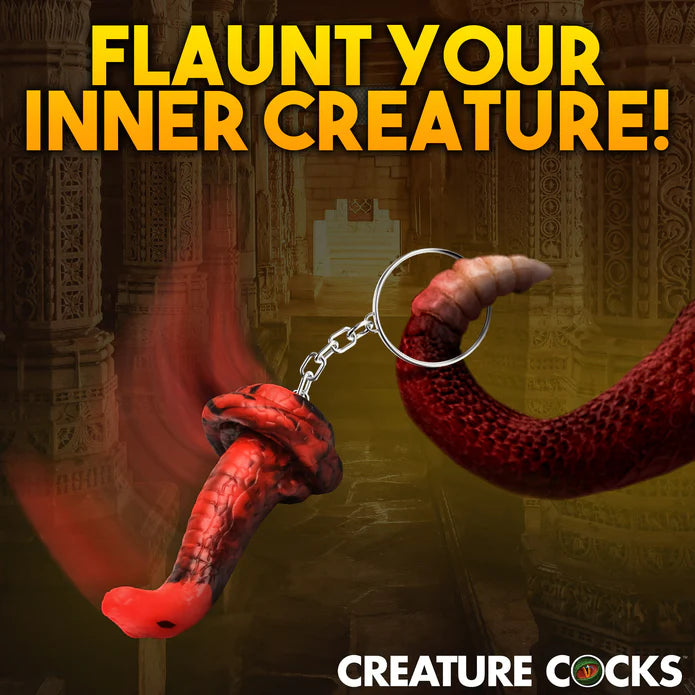 Creature Cocks - King Cobra Keychain
