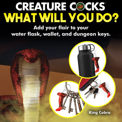 Creature Cocks - King Cobra Keychain