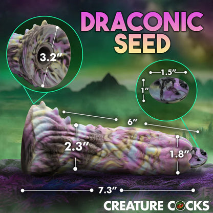 Creature Cocks - Dragon Spawn Dragon Ovipositor Silicone Dildo with Eggs