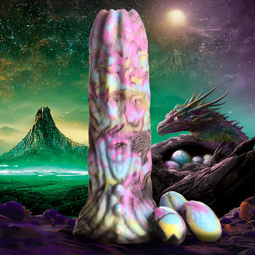 Creature Cocks - Dragon Spawn Dragon Ovipositor Silicone Dildo with Eggs