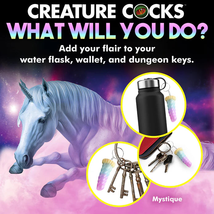 Creature Cocks - Mystique Unicorn Keychain