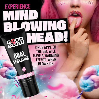 Oral Sensation Cotton Candy Flavor Gel