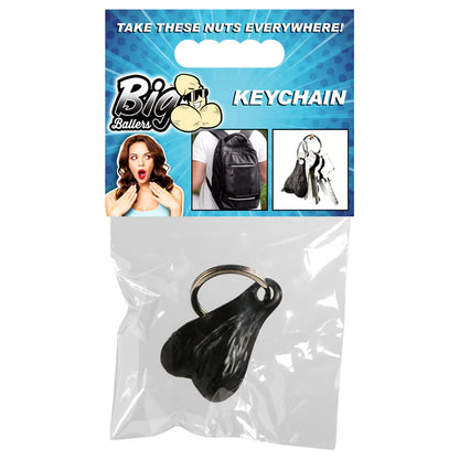 Nuts Keychain - Black