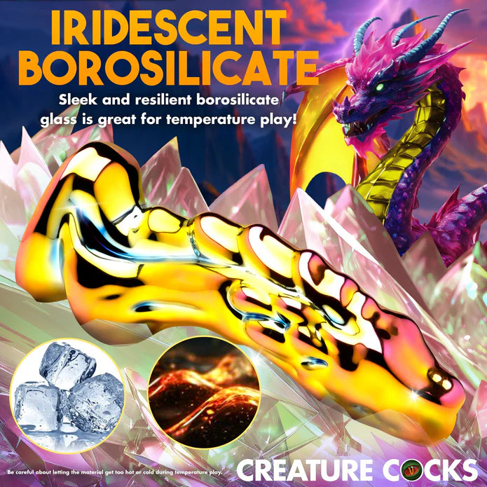 Creature Cocks - Dragon Glass Glass Dildo