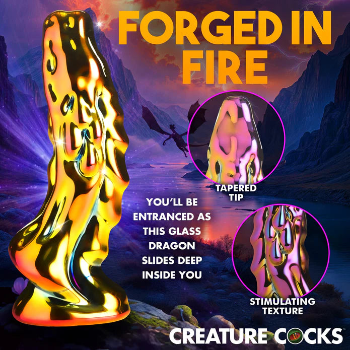 Creature Cocks - Dragon Glass Glass Dildo