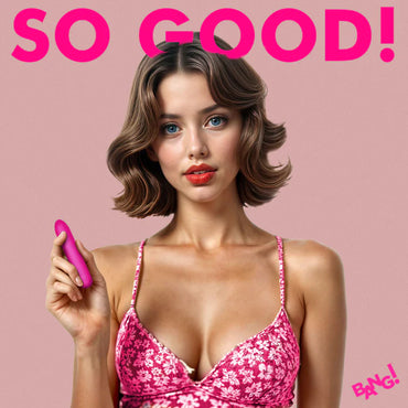 Tapered Flexible Silicone Bullet - Pink