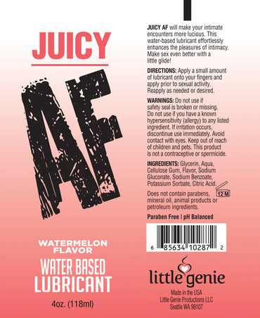 Juicy AF Lubricant- Watermelon 2oz
