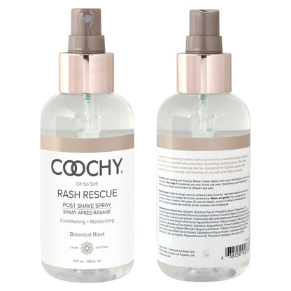 COOCHY Rash Rescue Post Shave Spray - Botanical Blast 4oz