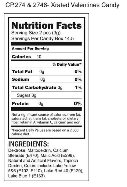 X-Rated Valentine's Conversation Candy Hearts