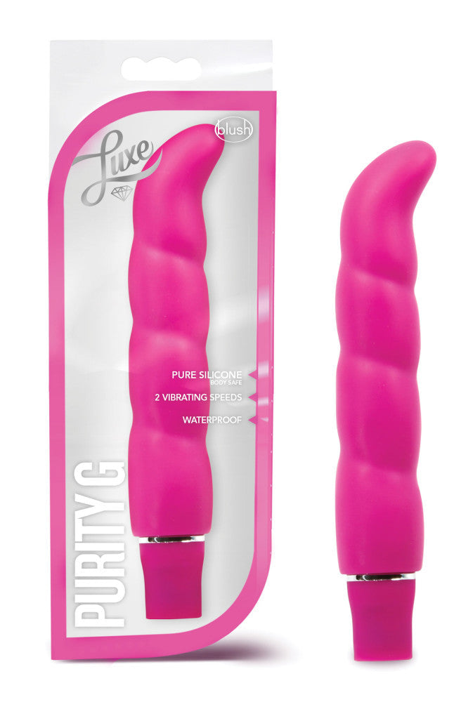 Luxe By Blush® | Purity G G-Spot Pink 6.25-Inch Vibrator
